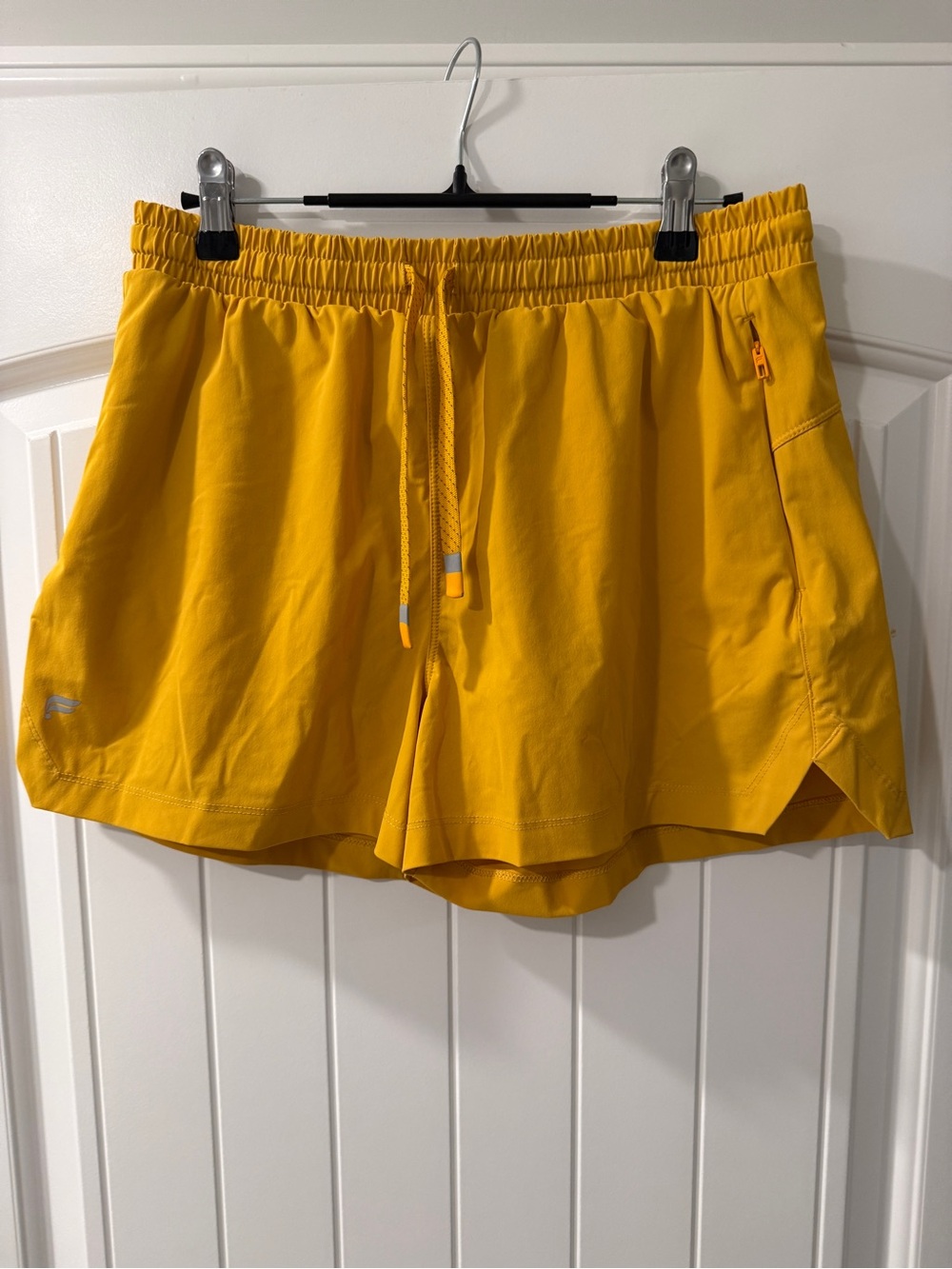 Yellow fabletics shorts